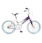 Benotto Kit Bicicleta para Niña LYNX Cross R20 1V. Niña Frenos ”V” Acero Morado/Blanco + Casco C-PREME FEATHER FLIP Morado + Luz Trasera USB Blanca Envío Gratis a Todo México