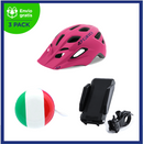 Benotto Kit para Mujer Casco GIRO Montaña TREMOR Rosa + Soporte Smartphone JY-530-1 Negro + Timbre Tricolor Verde/Blanco/Rojo Envío Gratis a Todo México