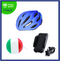 Benotto Kit para Hombre Casco Ruta HW-1 TOURMALET Azul + Soporte Smartphone Negro + Timbre Tricolor Verde/Blanco/Rojo Envío Gratis a Todo México