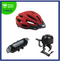 Benotto Kit para Hombre Casco Ruta HW-1 TOURMALET Rojo + Timbre Zefal Piing Aluminio Negro 1060A + Luz Trasera USB Roja Envío Gratis a Todo México
