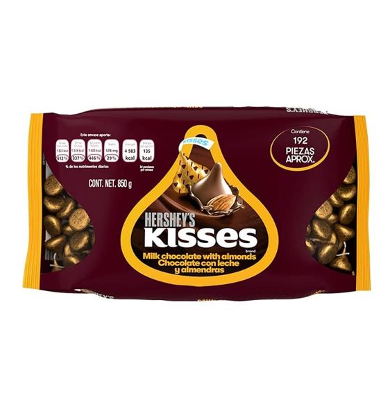 Hershey´s Kisses Chocolate con Almendra 900 Gr Envío Gratis a Todo México