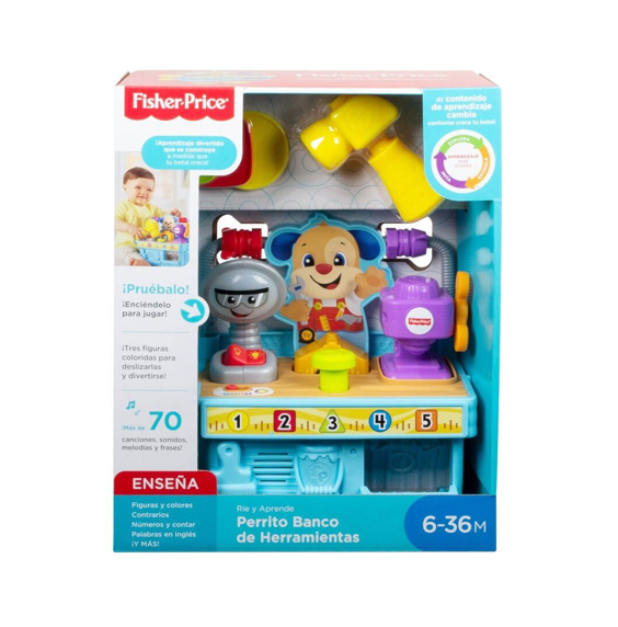 Fisher Price Ríe y Aprende Perrito Banco De Herramientas Envío Gratis a Todo México