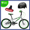 Benotto Kit para Niño Bicicleta Cross Agressor R20 1V + Casco Bell BMX Local + Luz Trasera USB Roja Envío Gratis a Todo México