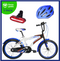 Benotto Kit Bicicleta para Niño Cross VKR-13 R20 1V. Frenos ”V” Acero Negro/Blanco/Azul + Casco BENOTTO Ruta HW-1 TOURMALET Azul + Luz Trasera USB Azul Envío Gratis a Todo México