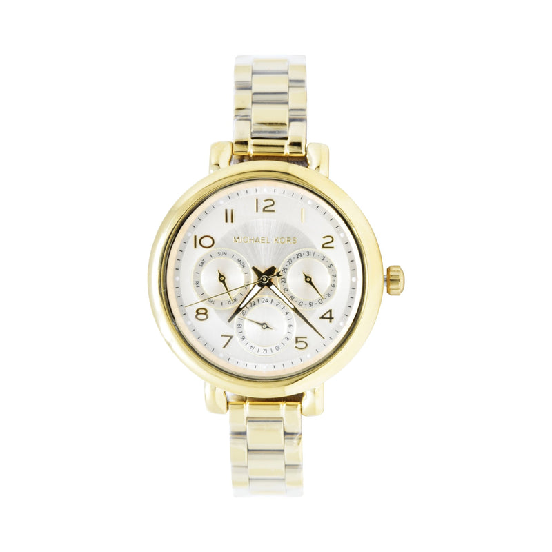 Michael Kors Reloj para Dama MK3580 Blanco con Dorado Envío Gratis a Todo México