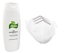 Kit Nueva Normalidad con 3 Cubrebocas N95 y Gel Antibacterial 400 ml