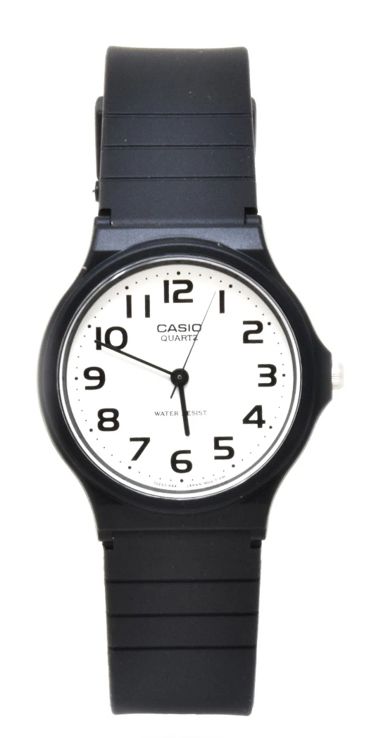 2 Pack: Reloj Casio Negro para Caballero y Reloj