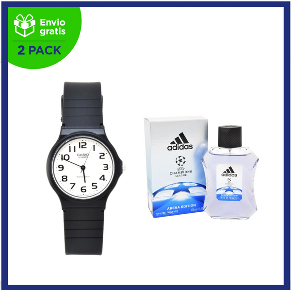 Pack Reloj Casio y Adidas Champions League Arena Edition 100 ml EDT Spray con Envío Gratis